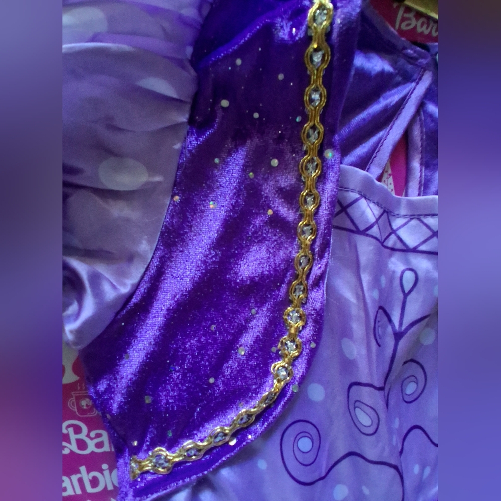 Nickelodeon SHIMMER Purple Gold GIRLS Costume Size 4-6T EUC - Picture 8 of 12